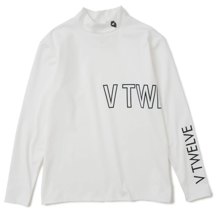 V12】V122320-MK13/SIDE O/L MOCK/M/WHITE